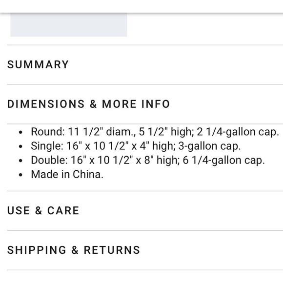 WILLIAMS SONOMA INSULATED FOOD STORAGE TOTE - 11.5 DIAMETER x 5.5 HIGH - Picture 4 of 5